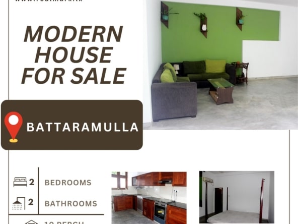 Newly constructed modern House for Sale in Battaramulla. Visit RealMark.lk or Contact 0772488100 now, for more Information!